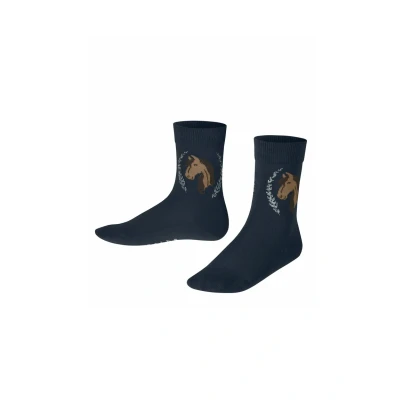 Abbildung von Falke Horse Socken für Kinder, Größe: 27/30, Space blue