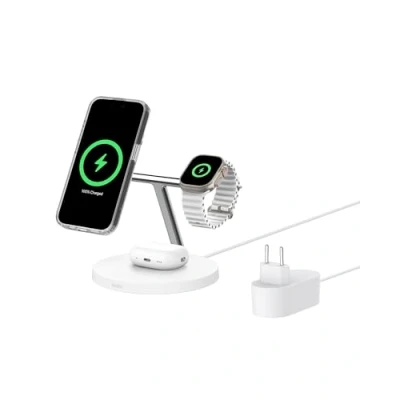 Abbildung von Belkin 3 in 1 magnetische Ladestation for Apple Watch, white