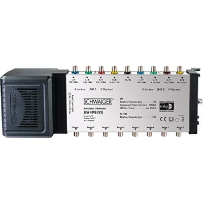 Abbildung von Schwaiger SEW4098531, 9 Eingänge, 8 Ausgänge, 950 2150 MHz, 47 862 F, 230 V