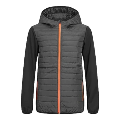 Abbildung von Jack &amp; Jones Junior Quilted NOOS Winterjacke für Kinder, Größe: 128, Asphalt