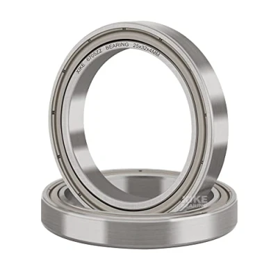 Abbildung von XiKe 2 Stück 6705ZZ Kugellager Abgedichtet 25x32x4mm Vorgeschmiert und Metall Doppeldichtung, 6705 2Z Rillenkugellager aus Chromstahl.