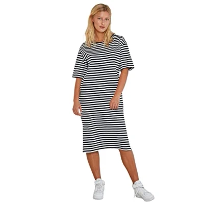 Abbildung von Noisy May DEN 2/4 NOOS Freizeitkleid, Damen, Größe: Medium, Black/bright white