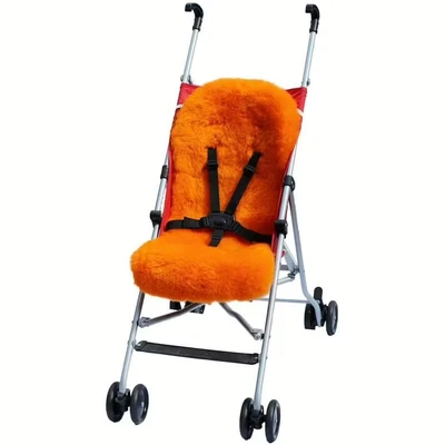 Abbildung von Lammfell BUGGY Einlage Orange