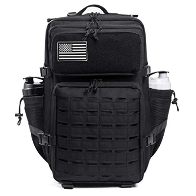 Abbildung von QT&amp;QY Taktischer MilitäR Rucksack Herren Groß 25l/35l/45L Bundeswehr 3 Tage Molle Armee RucksäCke Assault Backpack Outdoor Wasserdicht Pack Tasche