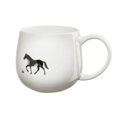 Abbildung von ASA magu Henkelbecher Horse weiß 0,4l