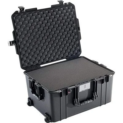 Abbildung von Peli 1607 Air Leichter Trolley für Drohnen, Bühnenlicht, Studioblitz und Fotoausrüstung, Wasser Staubdicht, 63L Volumen, Mit Schaumstoffeinlage (Anpassbar), Farbe: Schwarz