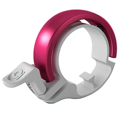 Abbildung von Knog Oi Classic Fahrradklingel weiß/pink Durchmesser S 2022 Fahrradhupe
