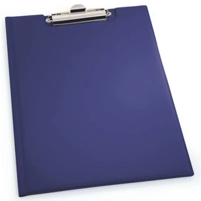 Abbildung von Durable Blockmappe für DIN A4, Weichfolie, Klemme oben, 330 x 15,5 235 mm, dunkelblau, 235707