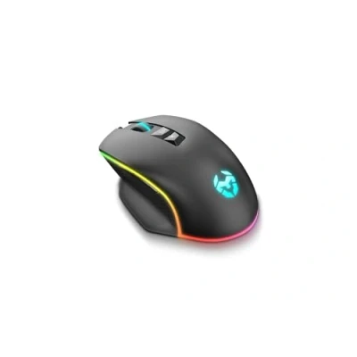 Abbildung von Krom Keos Gaming Maus NXKROMKEOS Hochpräziser optischer Sensor, 6400 DPI, RGB Regenbogen, 7 programmierbare Tasten, schwarz