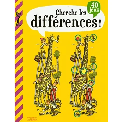 Abbildung von Mon grand livre de jeux: Cherche les différences Dès 7 ans: 40 jeux