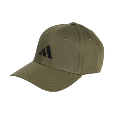 Abbildung von adidas Unisex Baseball Cap Cotton New Logo, Olive Strata/Black, XXS