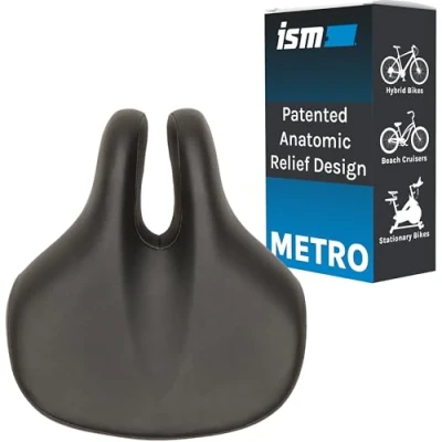 Abbildung von ISM Unisex Erwachsene Metro Sattel, schwarz, One Size