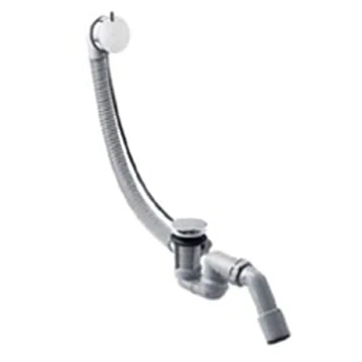 Abbildung von hansgrohe Ab und Überlaufgarnitur, Komplettset für Normalwannen, chrom