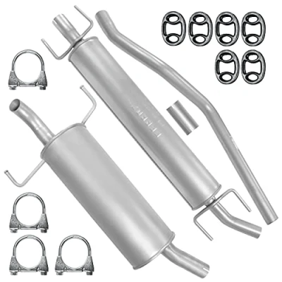 Abbildung von Auspuffanlage Schalldämpferset Auspuff für Opel Astra 3 H III Kombi Caravan 1.6 1.8