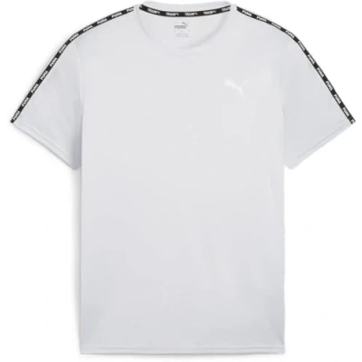 Abbildung von Puma Essentials Taped TEE Sport Tshirt, Herren, Größe: Large, Silver mist