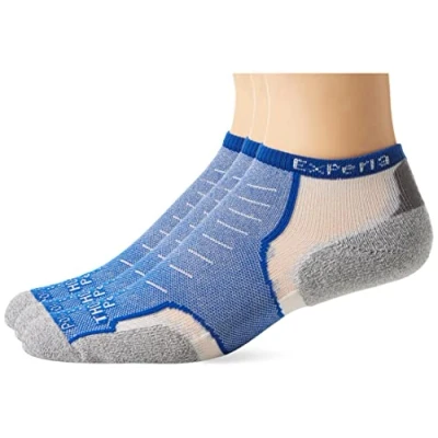 Abbildung von Thorlos Unisex Xccu Dünne Cushion Running Low Cut Socken Laufsocken, Royal (3 Paar), M