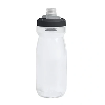 Abbildung von Camelbak Podium Sport Wasserflasche, Quetschflasche, zum Laufen, Radfahren, Wandern Klar/Schwarz
