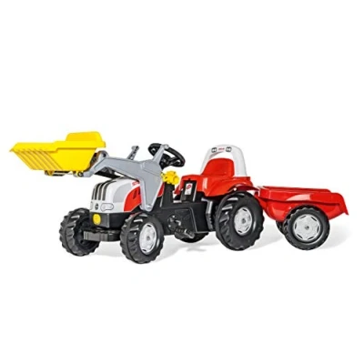 Abbildung von rolly toys® Tretfahrzeug Steyr CVT 6165, Traktor mit Trailer und Lader