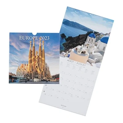 Abbildung von Draeger Paris Grand calendrier mural Europe 2023