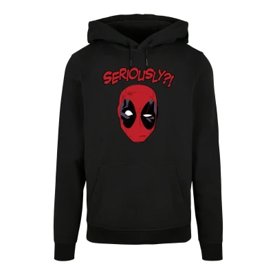 Abbildung von F4NT4STIC Marvel Deadpool Seriously Kapuzenpullover, Herren, Größe: 7XL, Black