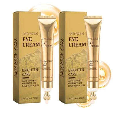 Abbildung von 2 Sticks Augencreme,Augencreme Gegen Falten und Augenringe,Eye Cream,Nähren Die Haut,Hellen Augenringe Auf,Glätten Feine Linien um Augen,für Alle Hauttypen Geeignet