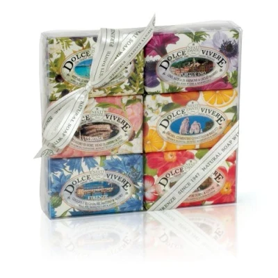 Abbildung von Nesti Dante Dolce Vivere Gift Set/Geschenkset (Handseife aus natürlichen Inhaltsstoffen, langanhaltender Duft, Seife) 665006