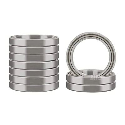 Abbildung von XiKe 6806ZZ Kugellager 30x42x7mm Chromstahl und Vorgeschmiert, 6806 2Z Rillenkugellager mit Metall Doppeldichtung, 10er Packung