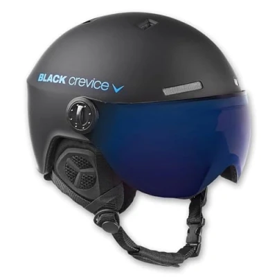 Abbildung von Black Crevice Erwachsene Skihelm Gstaad, schwarz/blau, S, BCR143921 BB 0