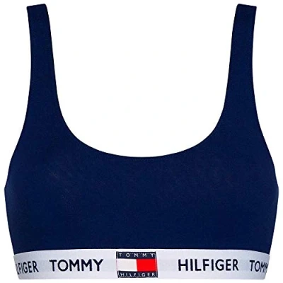 Abbildung von Tommy Hilfiger Bralette Bustier, Damen, Größe: XL, Navy blazer
