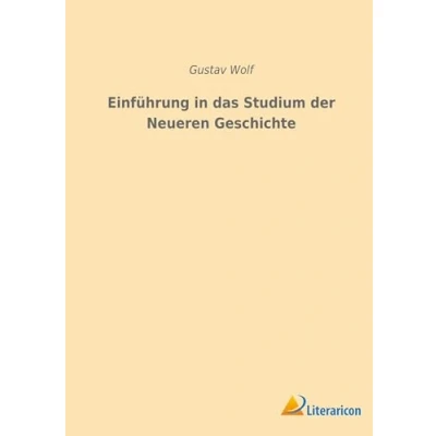 Abbildung von Einführung in das Studium der Neueren Geschichte