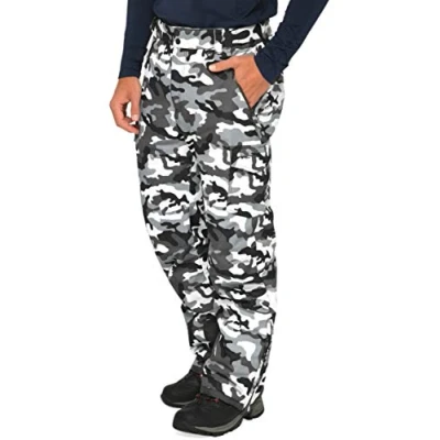 Abbildung von Arctix Herren Schneesport Cargohose Schneehose, A6 Camo Black, Medium (32 34W 32L)