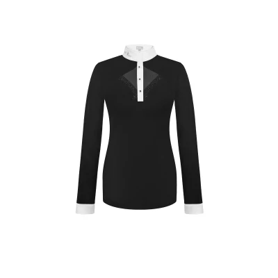 Abbildung von Fair Play Turniershirt Cathrine Schwarz/Weiß 38
