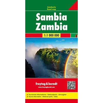 Abbildung von Sambia, Autokarte 1:1 Mio.: Touristische Informationen, Nationalparks, Ortsregister (freytag &amp; berndt Auto + Freizeitkarten, Band 196)