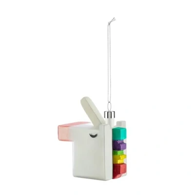 Abbildung von Weihnachten: Alessi Weihnachtskugel Le Palle Quadrate Einhorn GJ02/11 von Marcello Jori