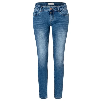 Abbildung von Timezone Sanya Jeans Slim Fit, Damen, Größe: 33x30, Pen blue wash