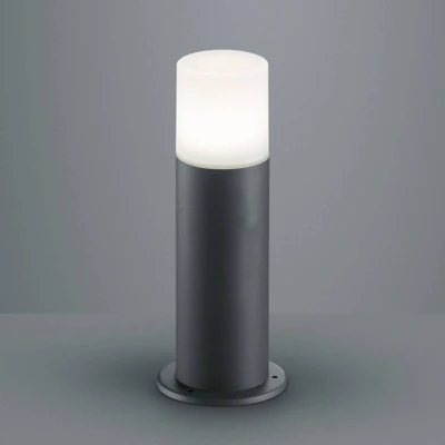 Abbildung von Trio Leuchten Außen Pfosten Hoosic 524060142, Aluminium Druckguss anthrazit, Kunststoff weiß, exkl. 1x E27