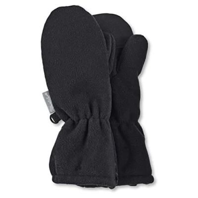 Abbildung von Sterntaler Fingerhandschuhe Fleece Fäustling für Kinder, Größe: 86/98, Schwarz