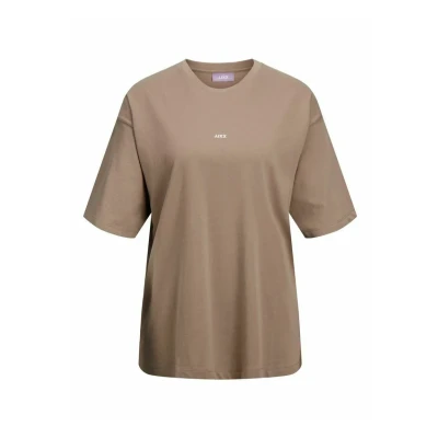 Abbildung von JJXX Jxandrea SS Loose Every LOGO TEE NOOS Tshirt basic, Damen, Größe: XS, Brindle