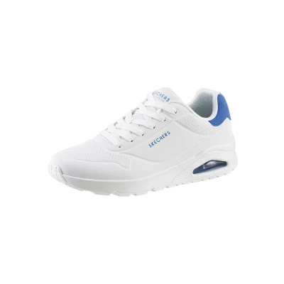 Abbildung von Skechers Street Uno Suited on Air Herren Sneakers 183004 WBL weiss/blau