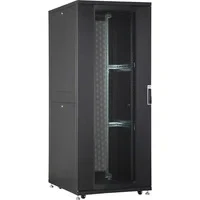 Abbildung von DIGITUS Serverschrank 19 Zoll Rack 42HE 80x100 cm Unique Serie Traglast 1000 kg Nutztiefe 875 mm Netzwerkschrank Schwarz
