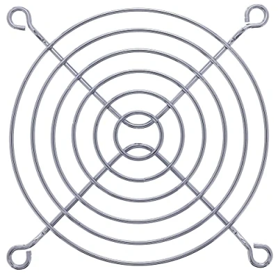 Abbildung von InLine Lüftergitter Metall, verchromt, 92x92mm