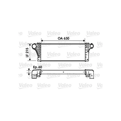 Abbildung von VALEO 817941 Ladeluftkühler Aluminium