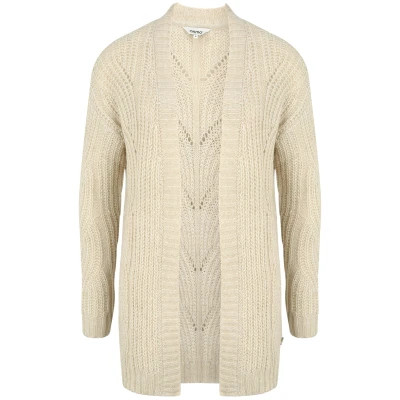 Abbildung von Oxmo Oxclea Strickjacke Strickjacke, Damen, Größe: XXL, Oyster grey melange