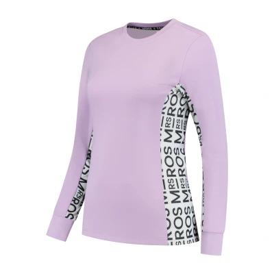 Abbildung von Mrs. Ros Shirt Lavender Fields Lange Ärmel LilaVerkauft von Agradi