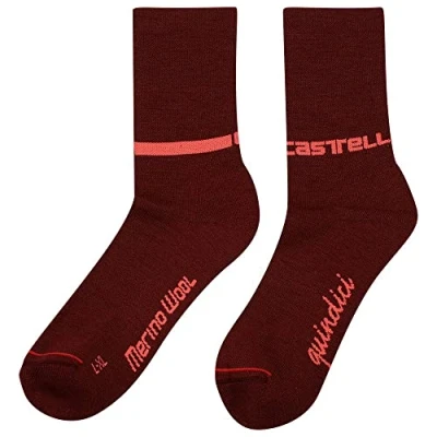 Abbildung von CASTELLI Damen Quindici Soft Merino W Socks, BORDEAUX, S EU