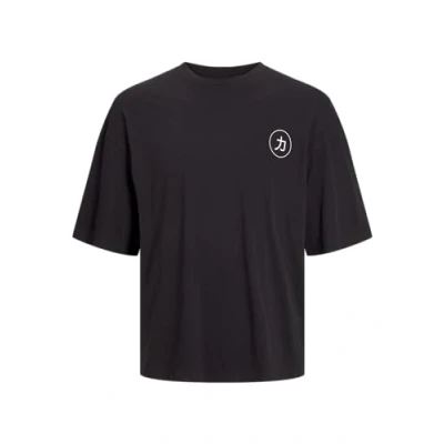 Abbildung von Jack &amp; Jones Jjdragon TEE CREW NECK Tshirt print, Herren, Größe: XL, Black