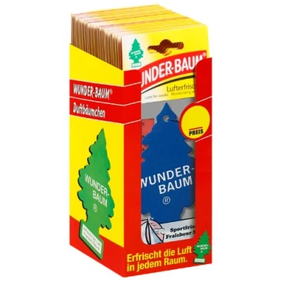 Abbildung von WUNDER BAUM 134203/24 Lufterfrischer 24 er Box Sportfrische