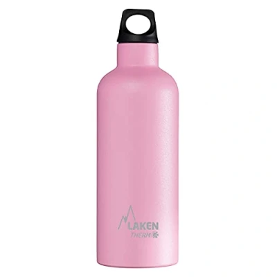 Abbildung von Laken Unisex Erwachsene Futura Thermo 0,5 Liter, BPA frei, wiederverwendbar, recyelbar (schmale Öffnung) Lakenflasche l, rosa, 0.5