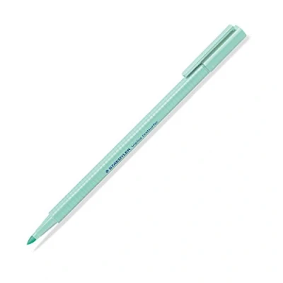 Abbildung von Staedtler Textmarker triplus Highlighter, ergonomische Dreikantform, Hohe Qualität Made in Germany, Linienbreite 1 4 mm, Set mit 10 Stück, Pastell Farbe Mint, 362 C 505