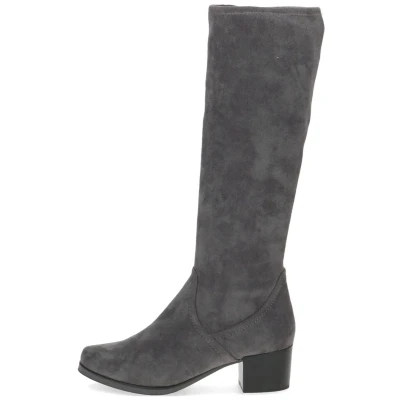 Abbildung von CAPRICE Damen 9 25506 41 Flacher Stiefel, DK Grey STR, 38.5 EU